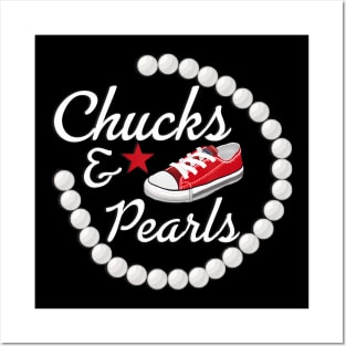 Chucks Pearls Kamala Converse girls Posters and Art